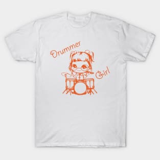 Drummer Girl T-Shirt